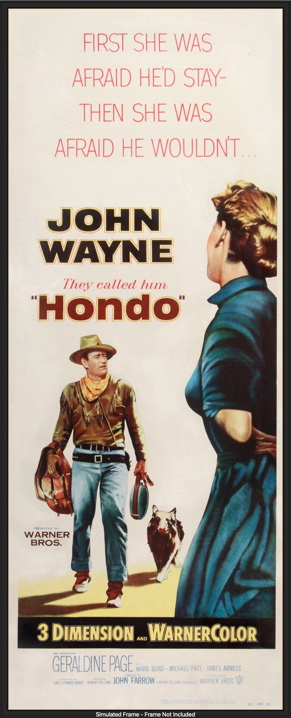 Hondo (1953) original movie poster for sale at Original Film Art - Vintage Movie Posters