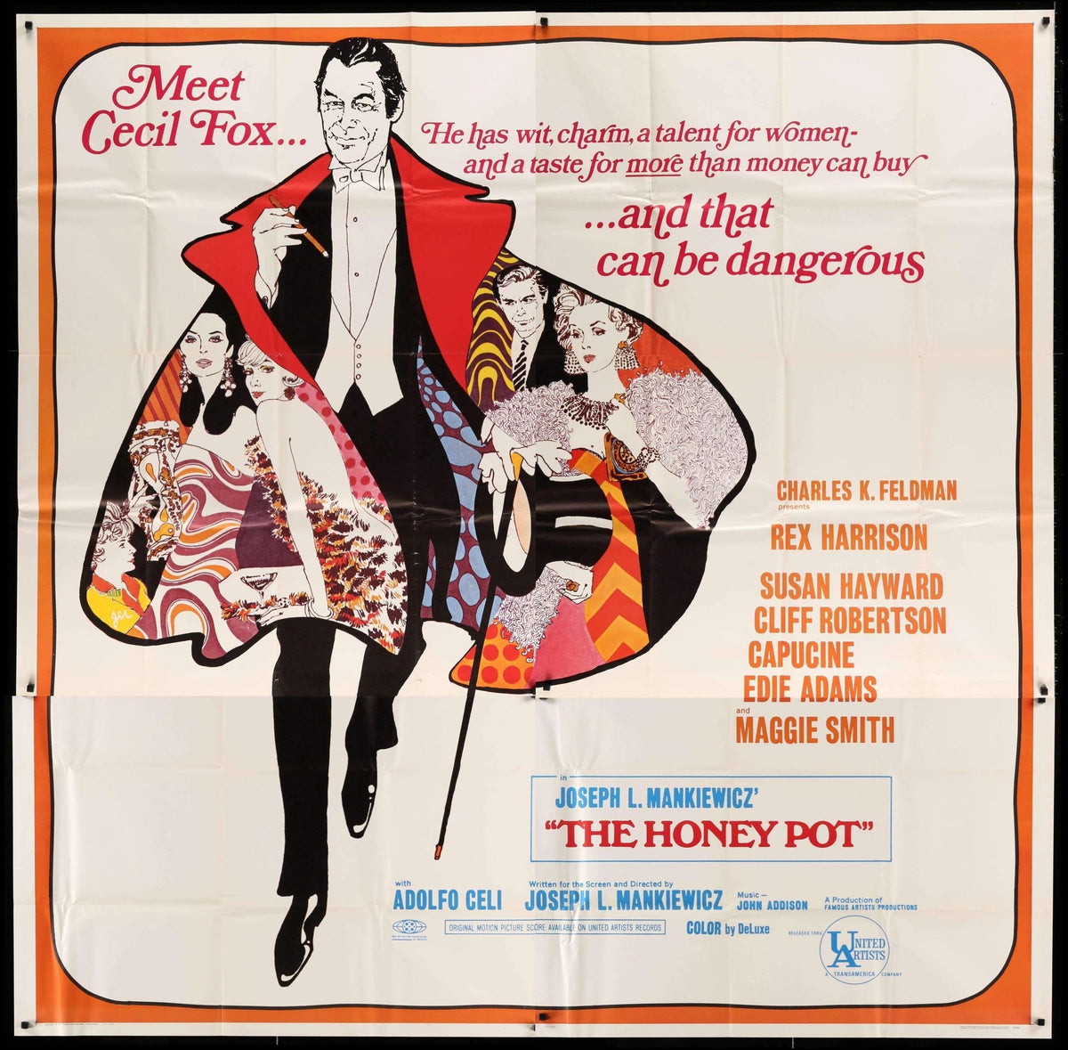 Honey Pot (1967) original movie poster for sale at Original Film Art