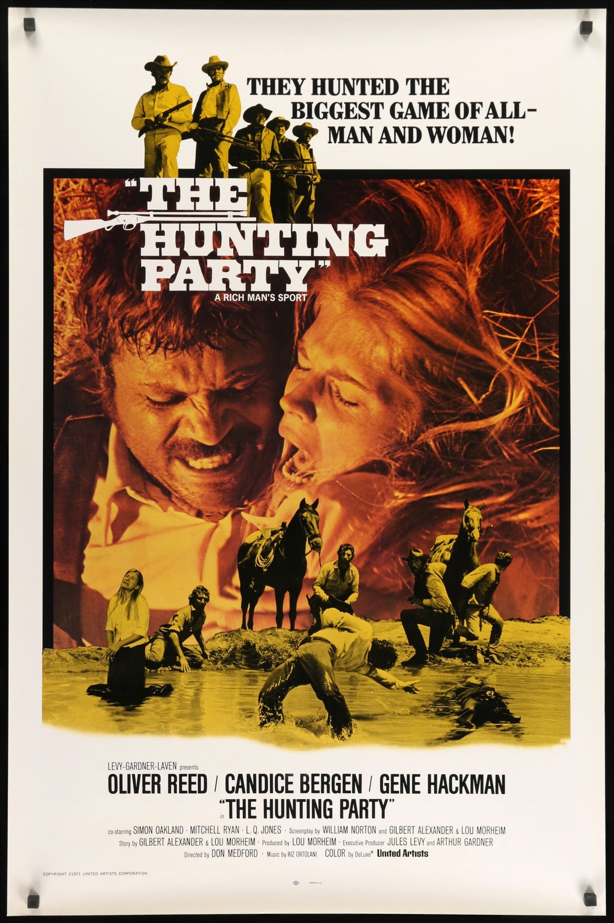 Hunting Party (1971) original movie poster for sale at Original Film Art - Vintage Movie Posters