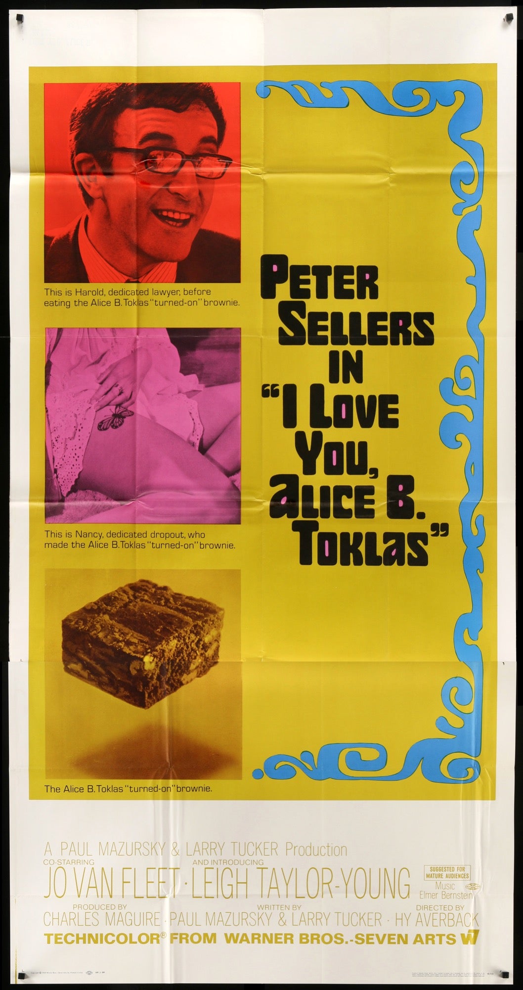 I Love You, Alice B. Toklas (1968) Original Three-Sheet Movie