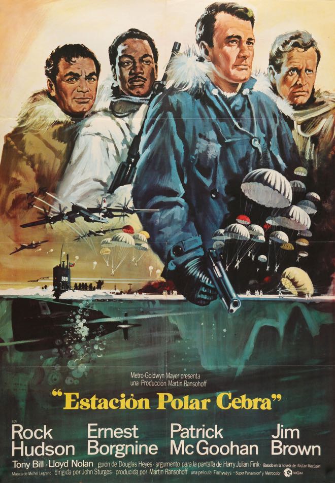 Ice Station Zebra (1968) original movie poster for sale at Original Film Art - Vintage Movie Posters