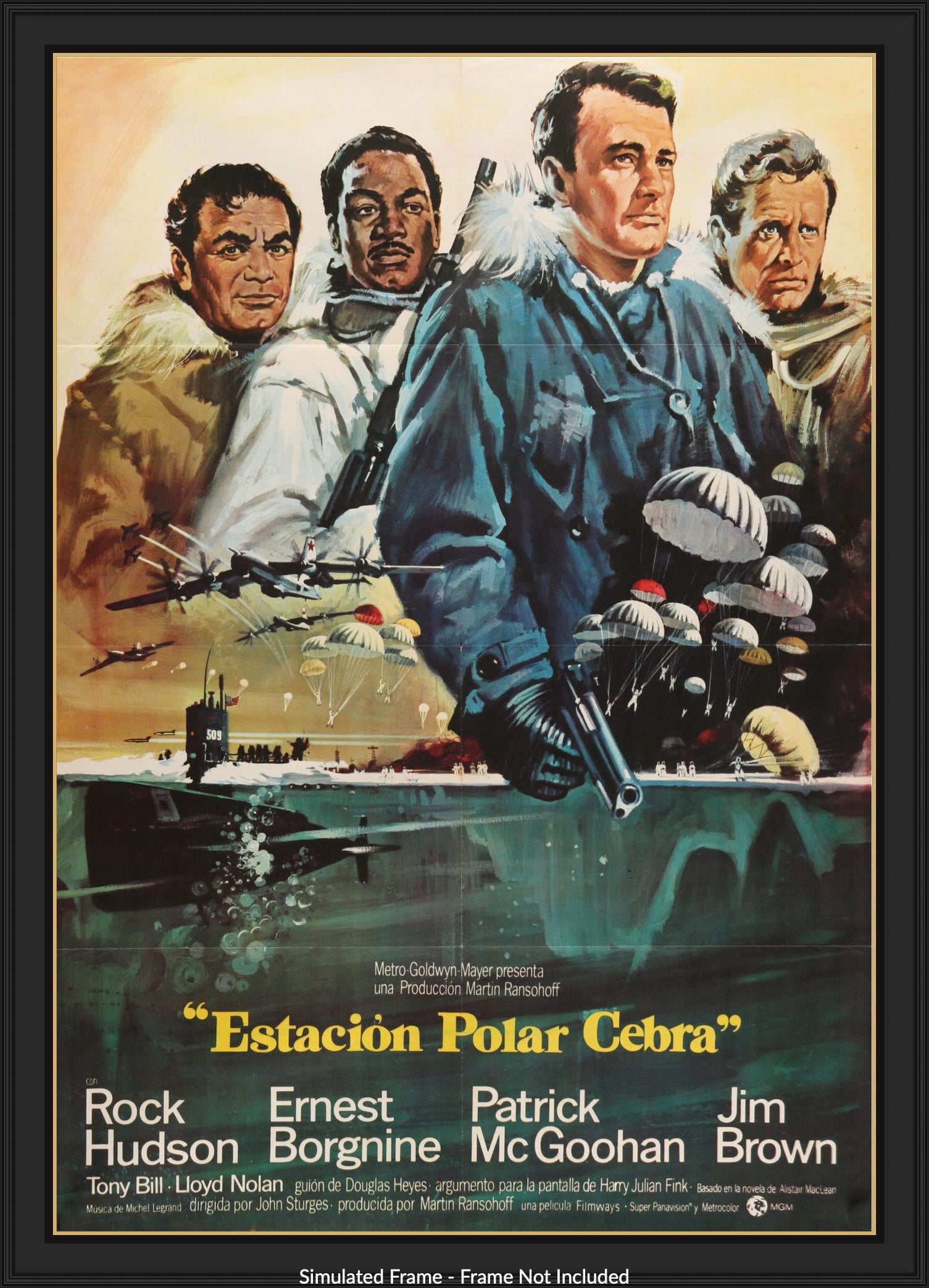 Ice Station Zebra (1968) original movie poster for sale at Original Film Art