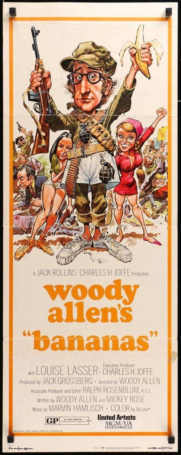 Bananas (1971) original movie poster for sale at Original Film Art - Vintage Movie Posters