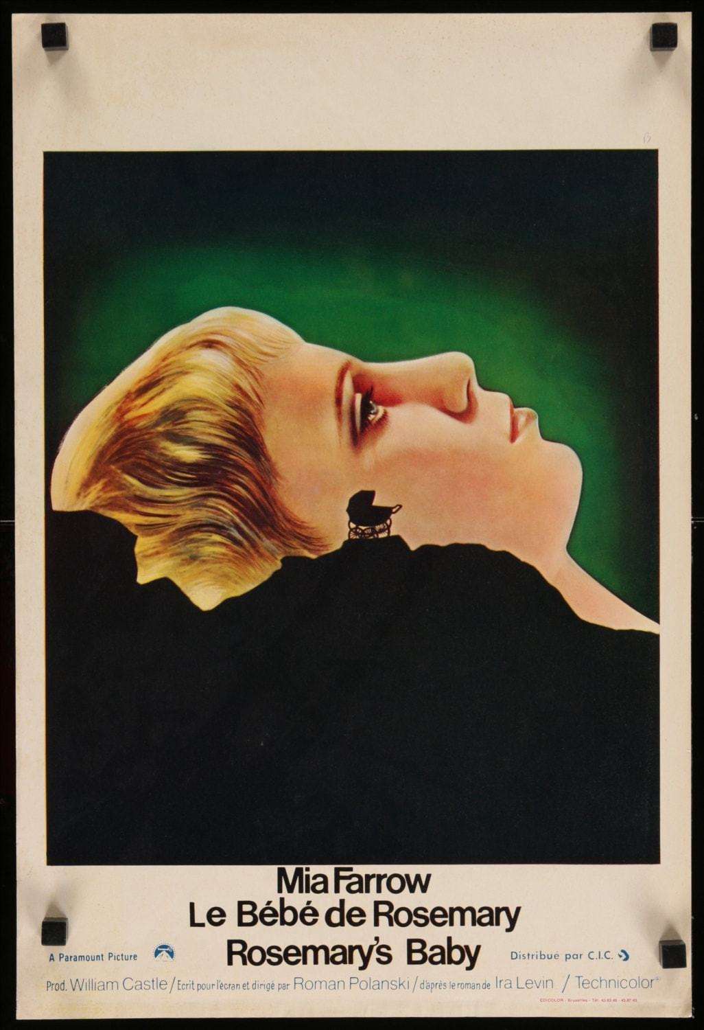 Rosemary&#39;s Baby (1968) Belgian original movie poster for sale at Original Film Art