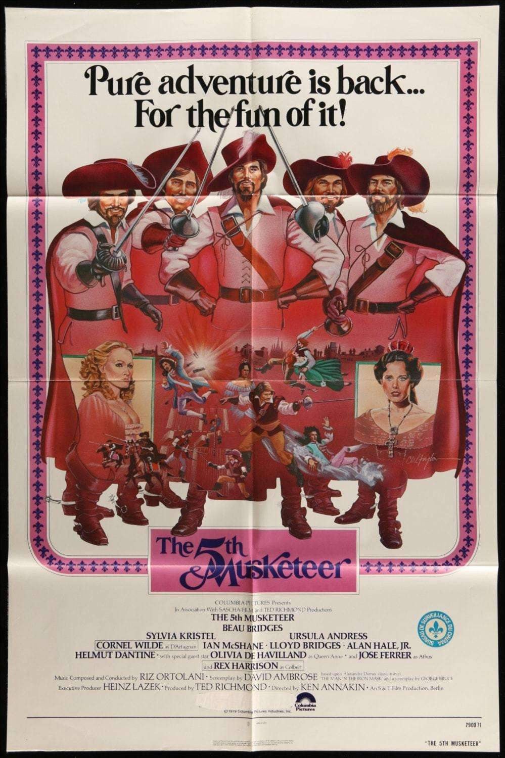 5th Musketeer (1979) original movie poster for sale at Original Film Art - Vintage Movie Posters