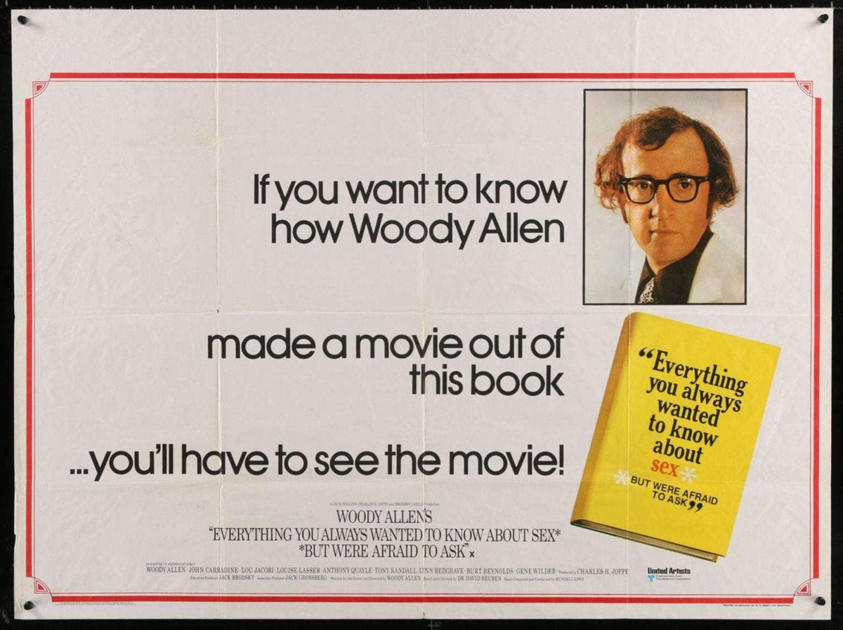 Everything You Always Wanted To Know About Sex... (1972) original movie poster for sale at Original Film Art