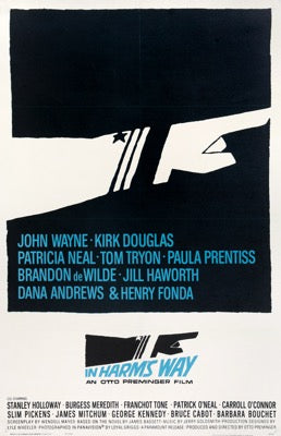 In Harm's Way (1965) original movie poster for sale at Original Film Art