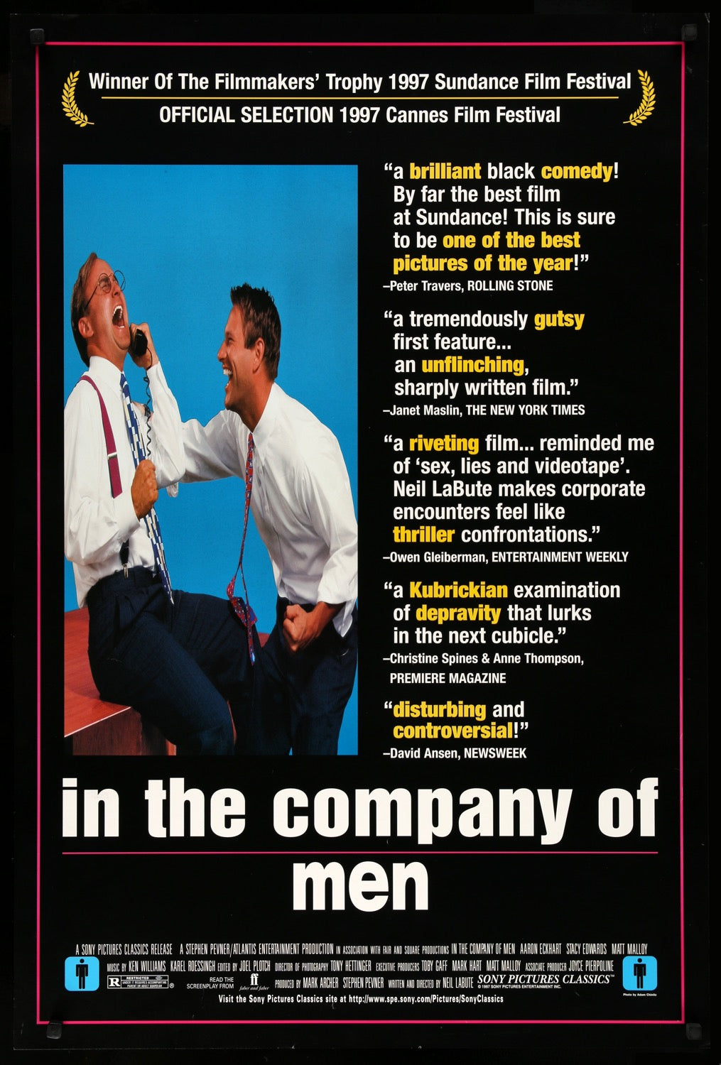 In the Company of Men (1997) original movie poster for sale at Original Film Art