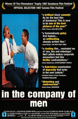 In the Company of Men (1997) original movie poster for sale at Original Film Art - Vintage Movie Posters