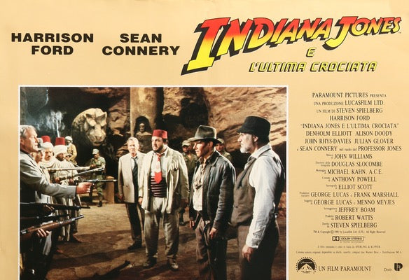 Indiana Jones and the Last Crusade (1989) original movie poster for sale at Original Film Art - Vintage Movie Posters