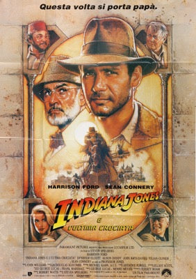 Indiana Jones and the Last Crusade (1989) original movie poster for sale at Original Film Art - Vintage Movie Posters