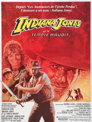 Indiana Jones and the Temple of Doom (1984) original movie poster for sale at Original Film Art - Vintage Movie Posters