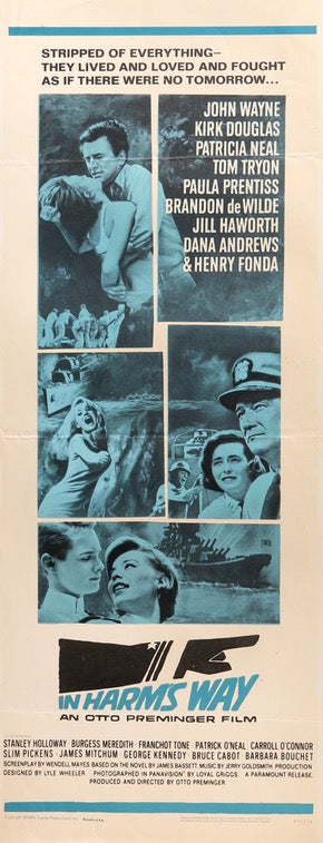 In Harm's Way (1965) original movie poster for sale at Original Film Art - Vintage Movie Posters