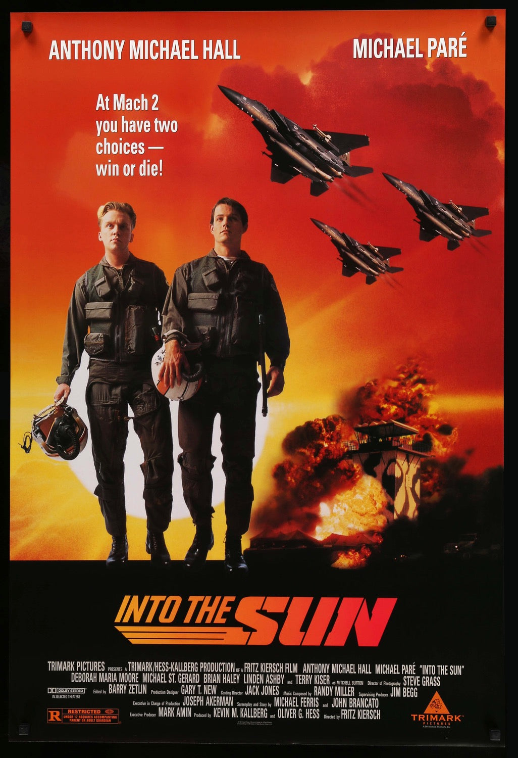 Into the Sun (1992) original movie poster for sale at Original Film Art - Vintage Movie Posters
