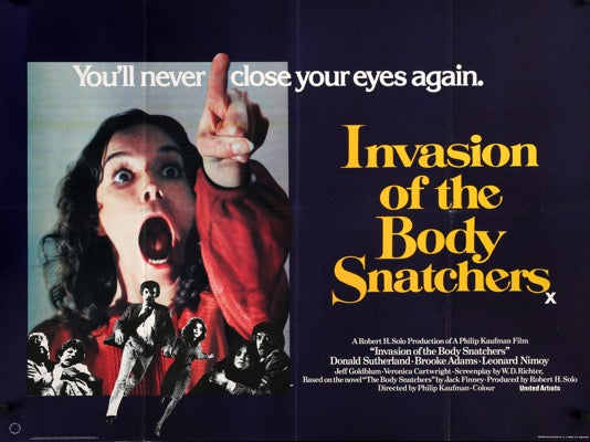 Invasion of the Body Snatchers (1978) original movie poster for sale at Original Film Art - Vintage Movie Posters