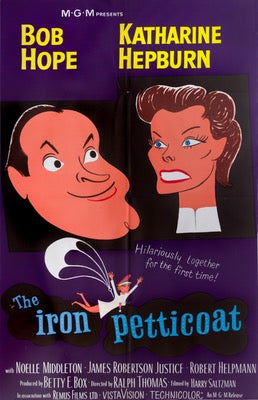 Iron Petticoat (1956) original movie poster for sale at Original Film Art