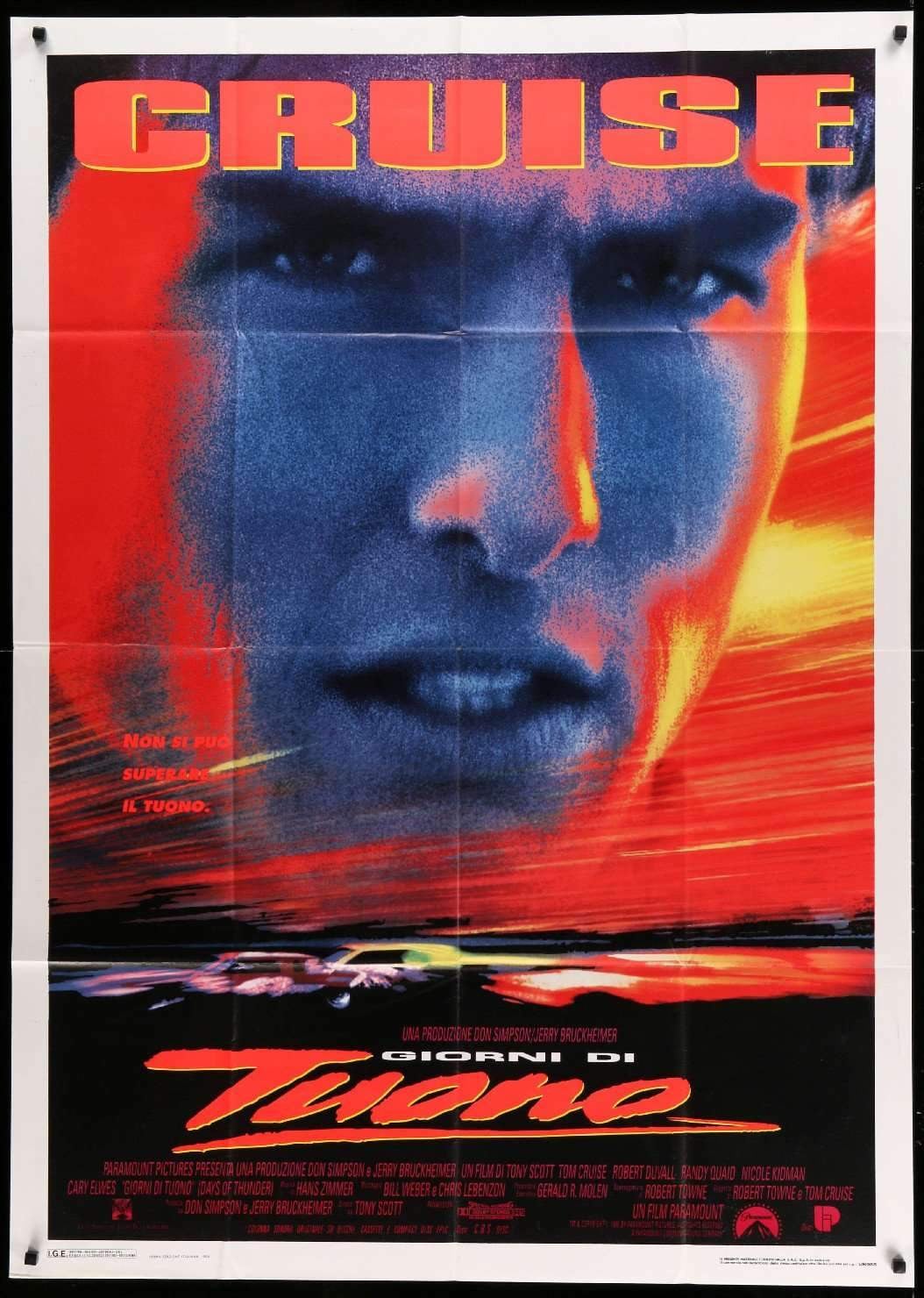 Days of Thunder (1990) original movie poster for sale at Original Film Art