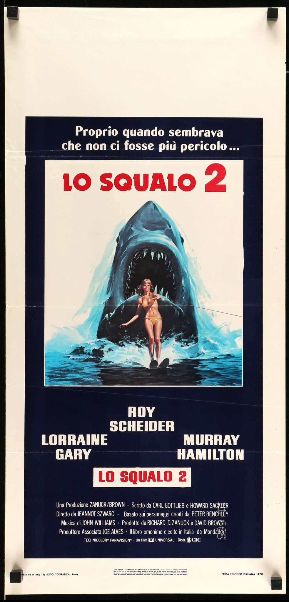 Jaws 2 (1978) original movie poster for sale at Original Film Art
