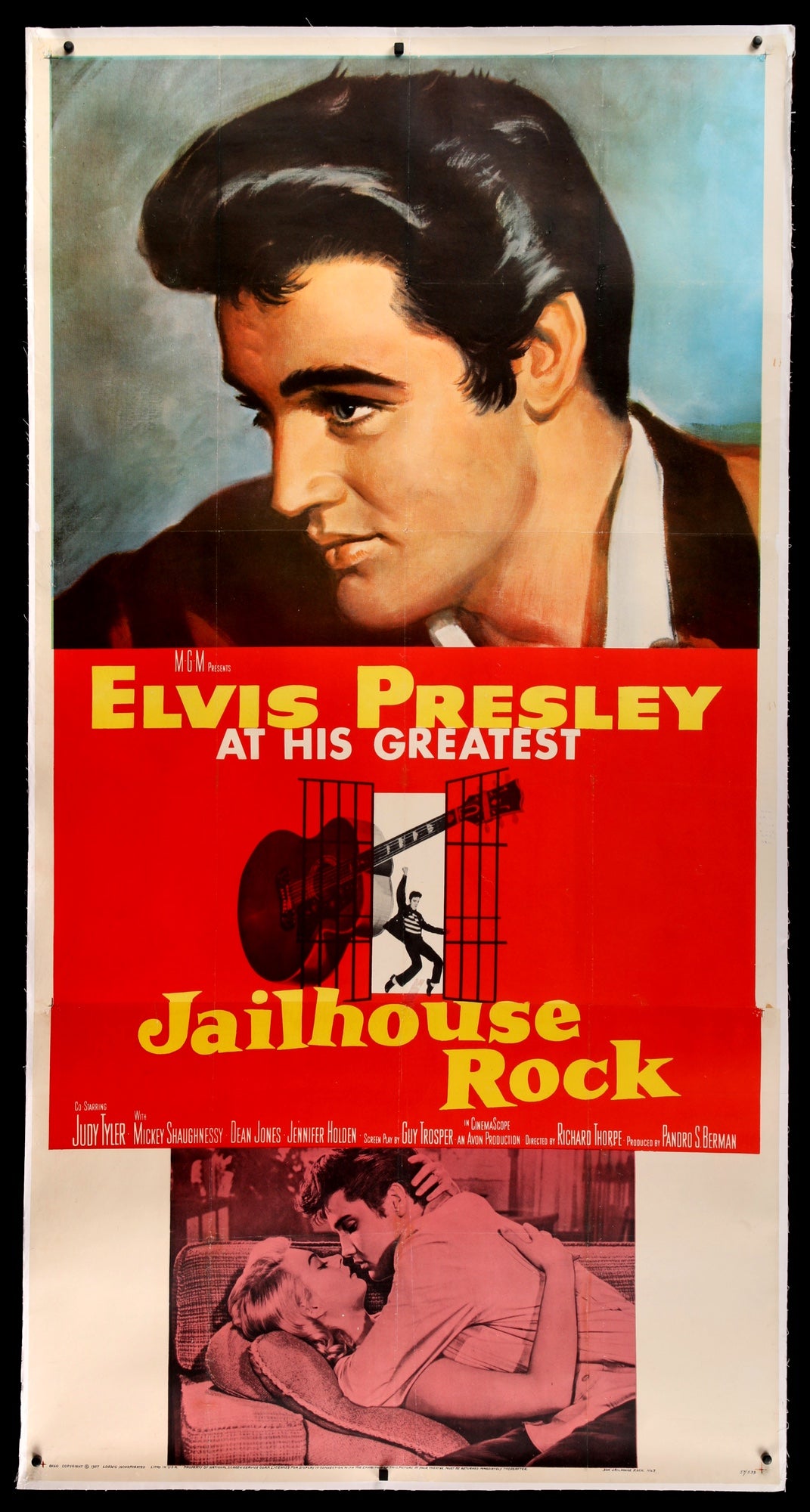 Jailhouse Rock (1957) original movie poster for sale at Original Film Art - Vintage Movie Posters