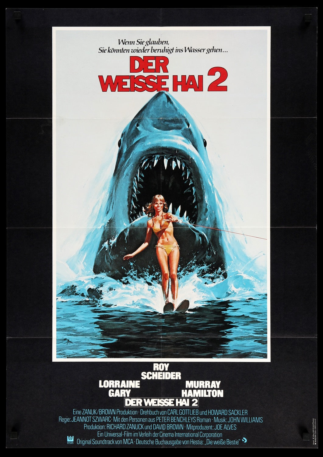 Jaws 2 (1978) original movie poster for sale at Original Film Art