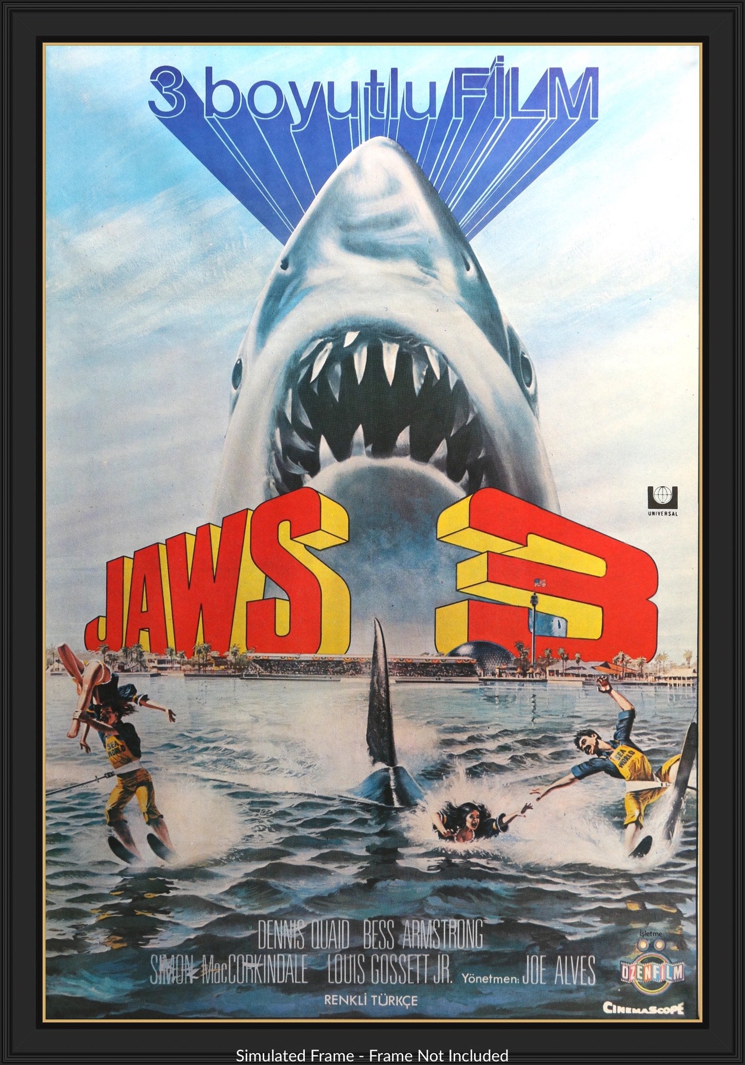 Jaws 3 (1983) original movie poster for sale at Original Film Art