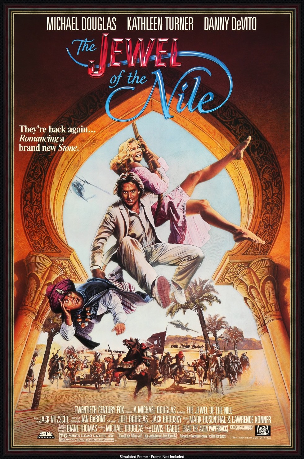 Jewel of the Nile (1985) original movie poster for sale at Original Film Art