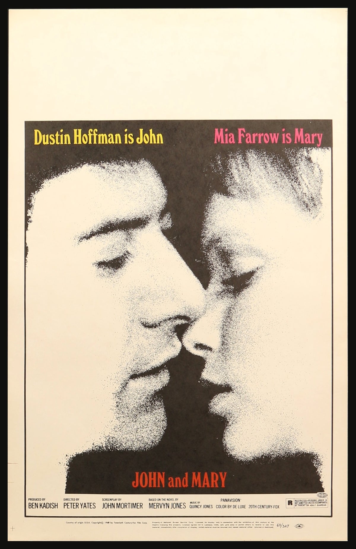 John and Mary (1969) original movie poster for sale at Original Film Art