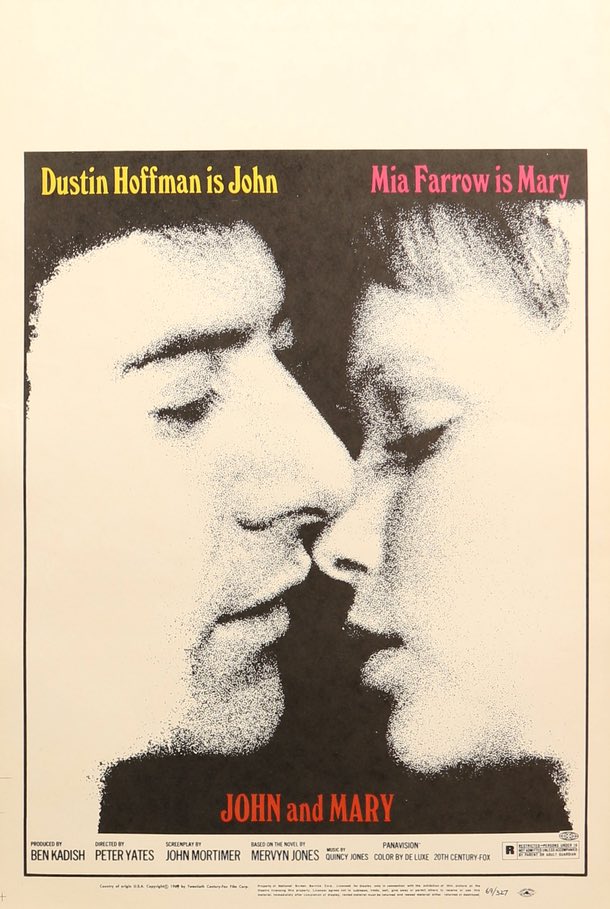 John and Mary (1969) original movie poster for sale at Original Film Art