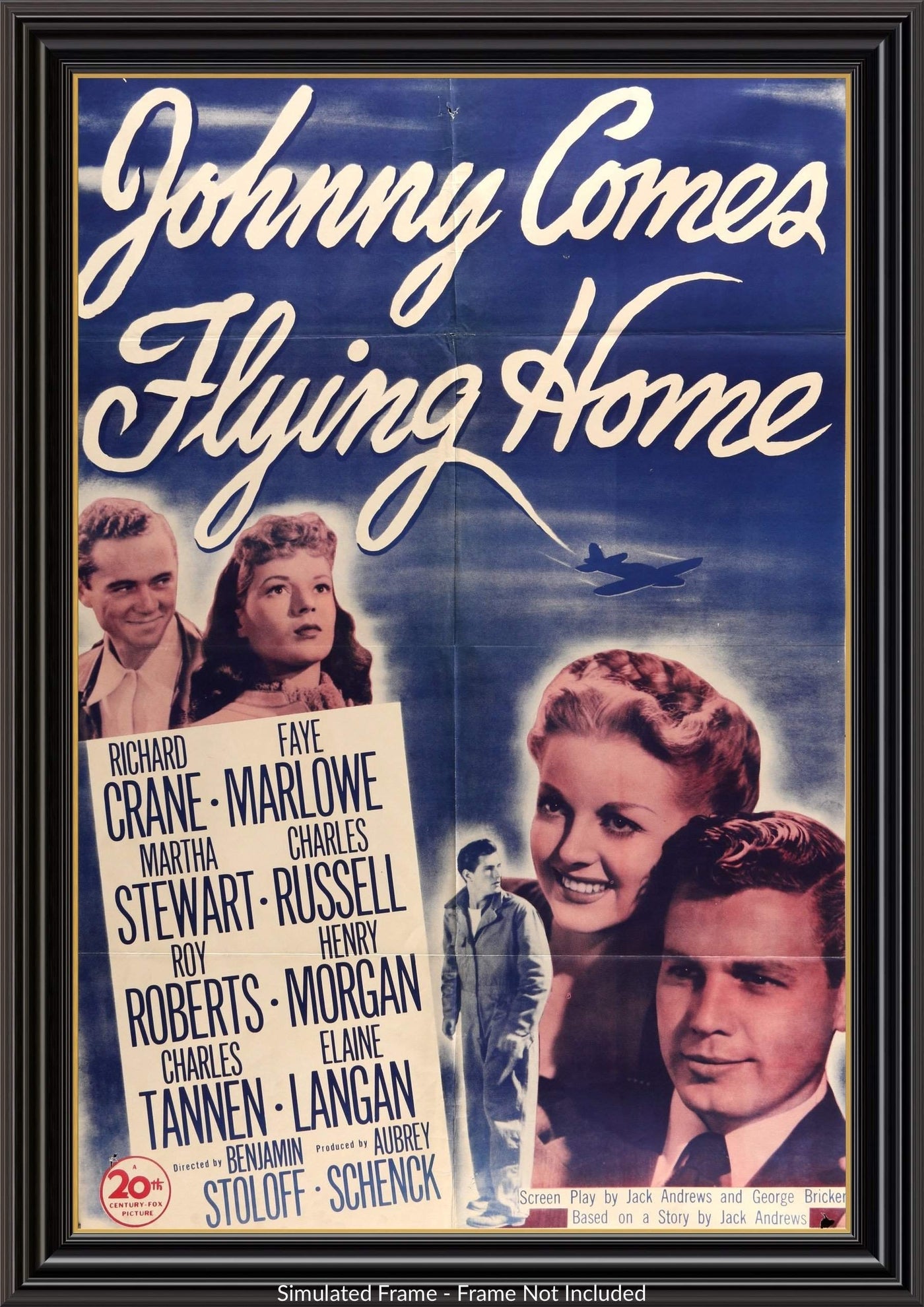 Johnny Comes Flying Home (1946) Original One-Sheet Movie Poster ...