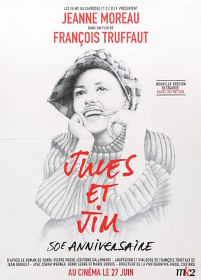 Jules and Jim (1962) original movie poster for sale at Original Film Art