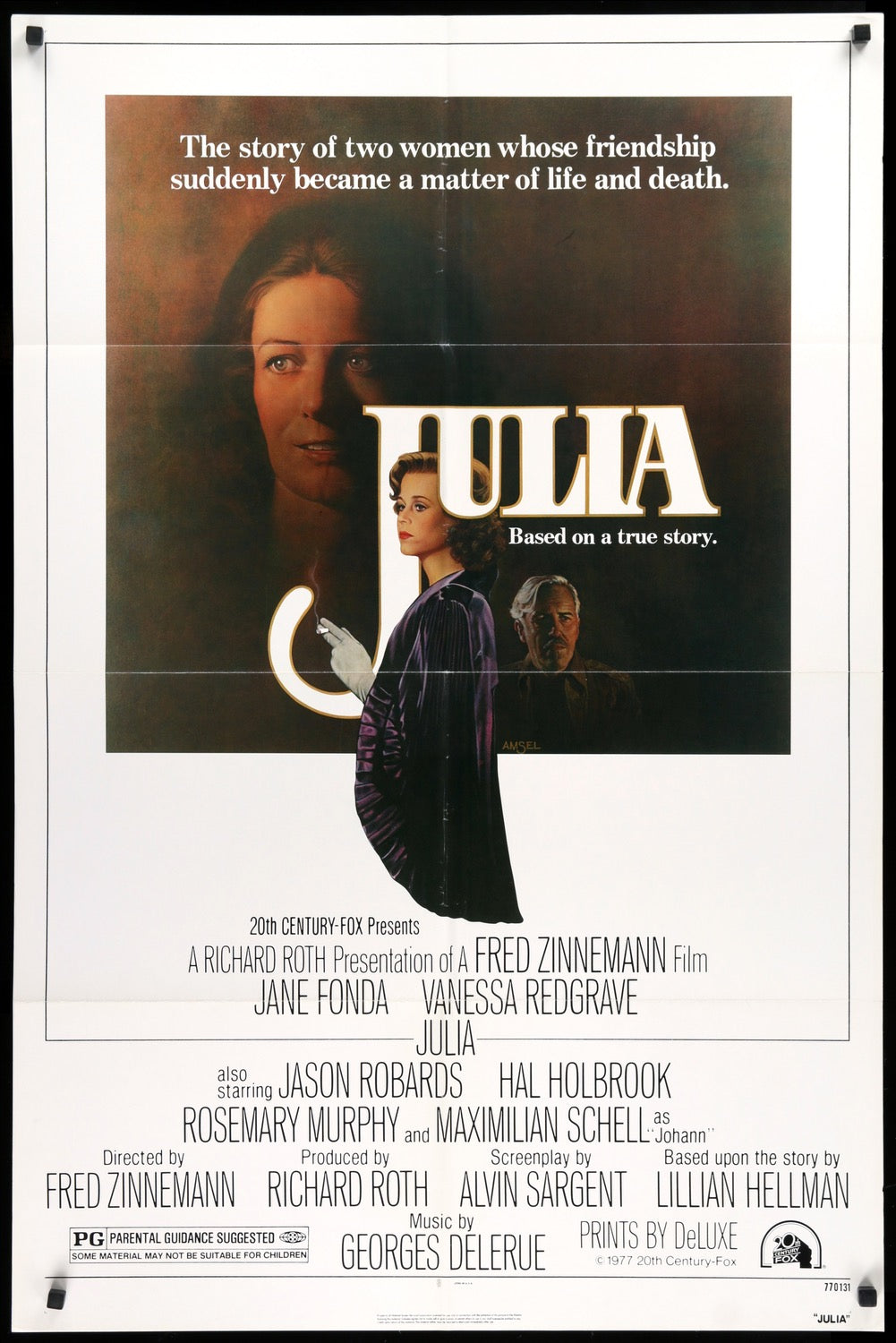 Julia (1977) original movie poster for sale at Original Film Art - Vintage Movie Posters