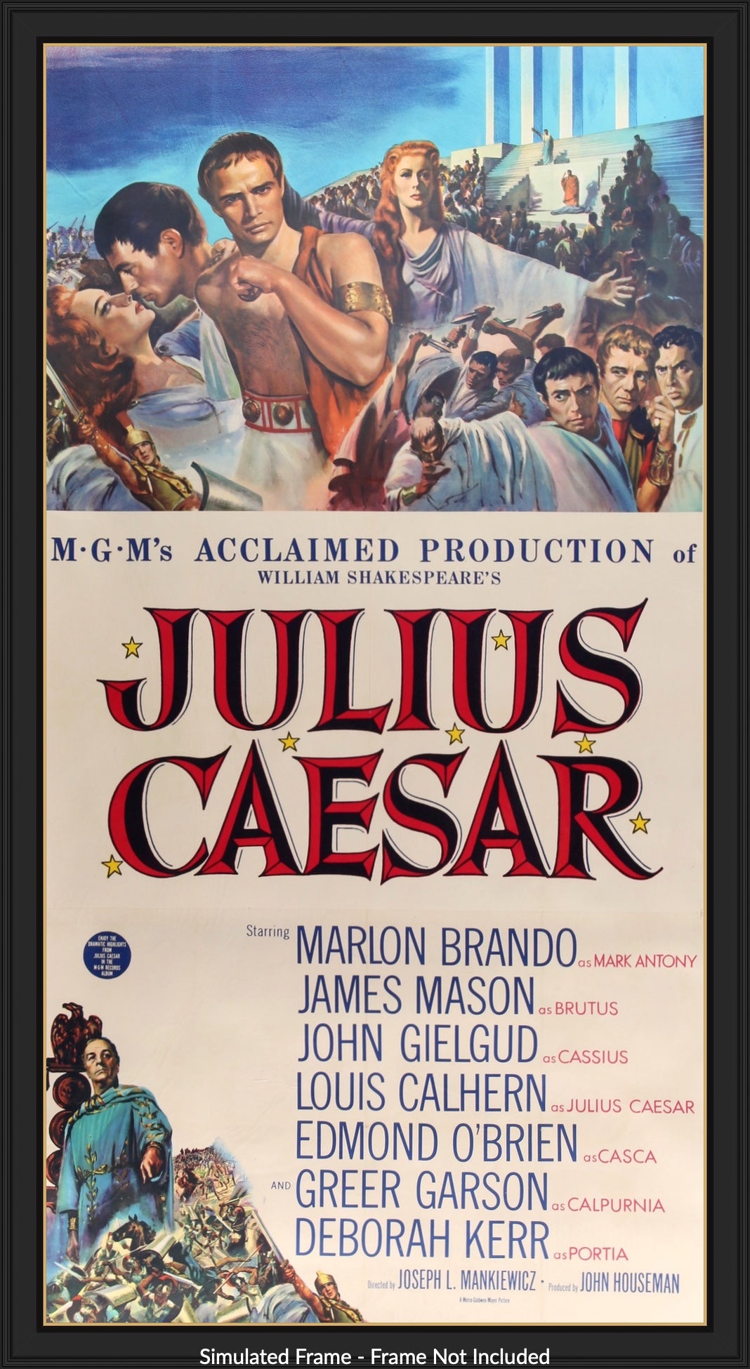 Julius Caesar (1953) original movie poster for sale at Original Film Art - Vintage Movie Posters