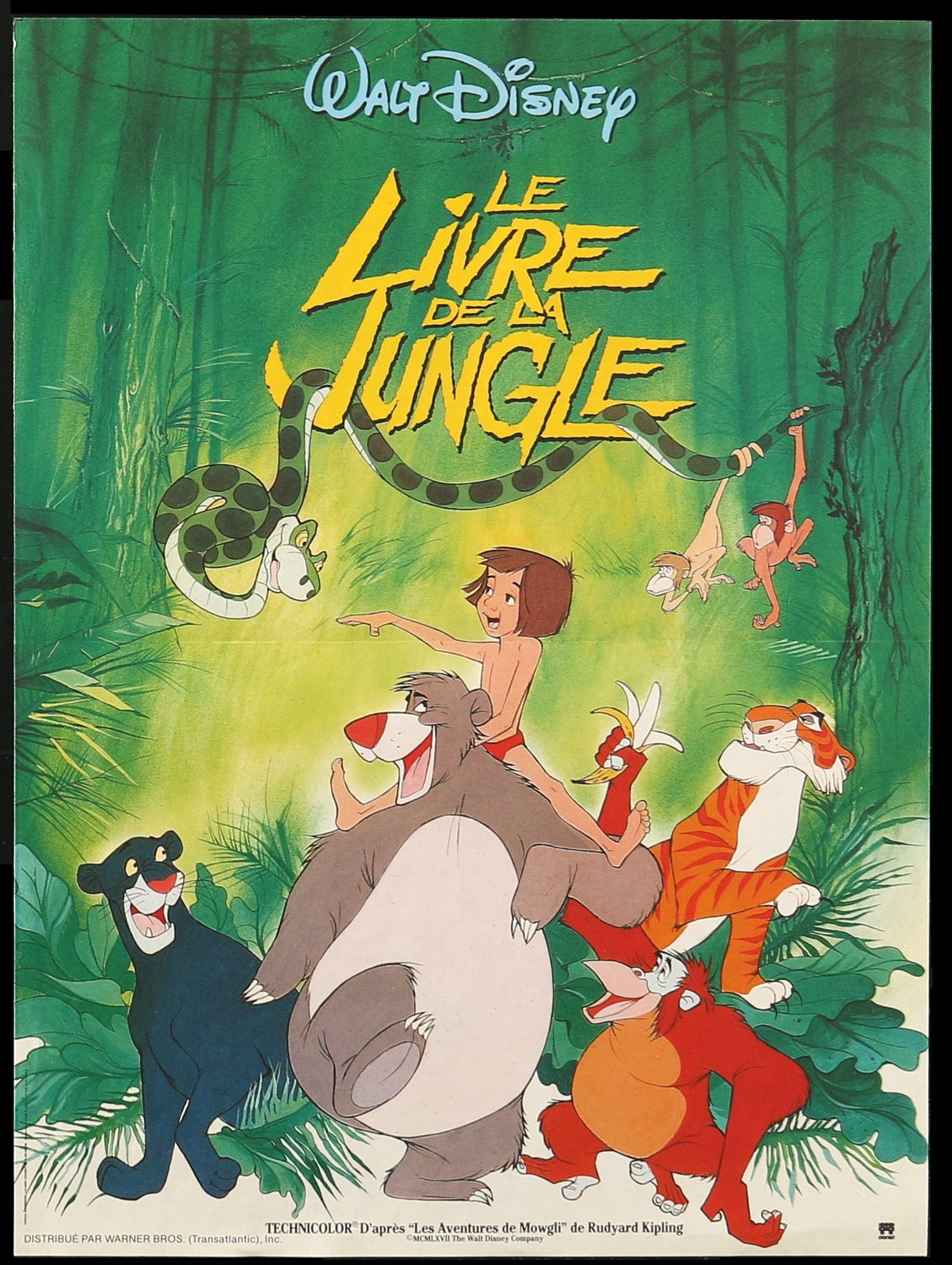 Jungle Book (1967) original movie poster for sale at Original Film Art