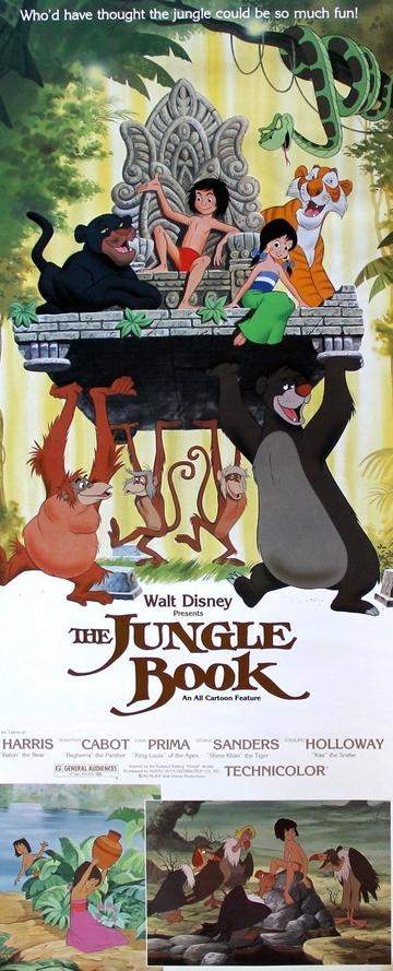 Jungle Book (1967) original movie poster for sale at Original Film Art - Vintage Movie Posters