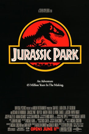 Jurassic Park (1993) original movie poster for sale at Original Film Art - Vintage Movie Posters