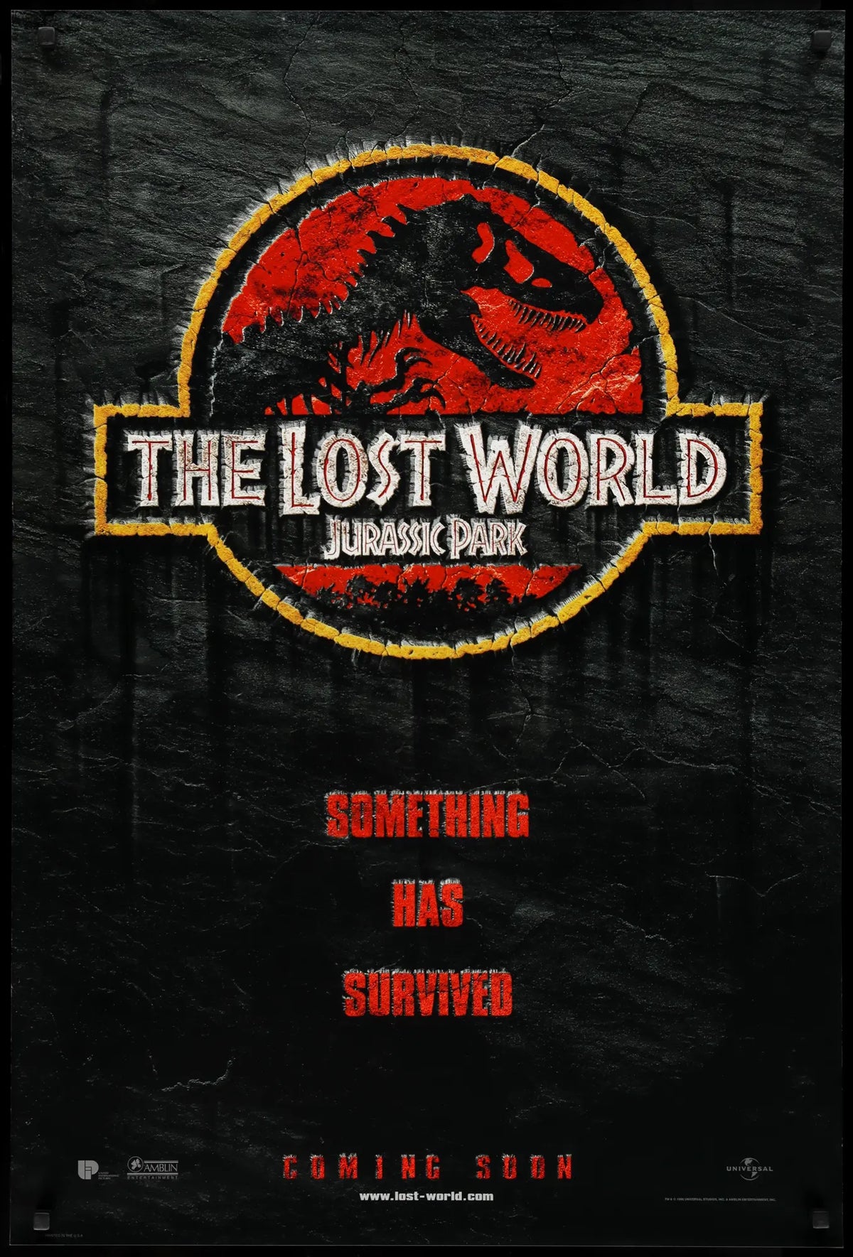 Lost World: Jurassic Park 2 (1997) original movie poster for sale at Original Film Art