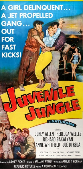 Juvenile Jungle (1958) original movie poster for sale at Original Film Art - Vintage Movie Posters