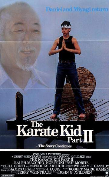 Karate Kid Part II (1986) original movie poster for sale at Original Film Art - Vintage Movie Posters