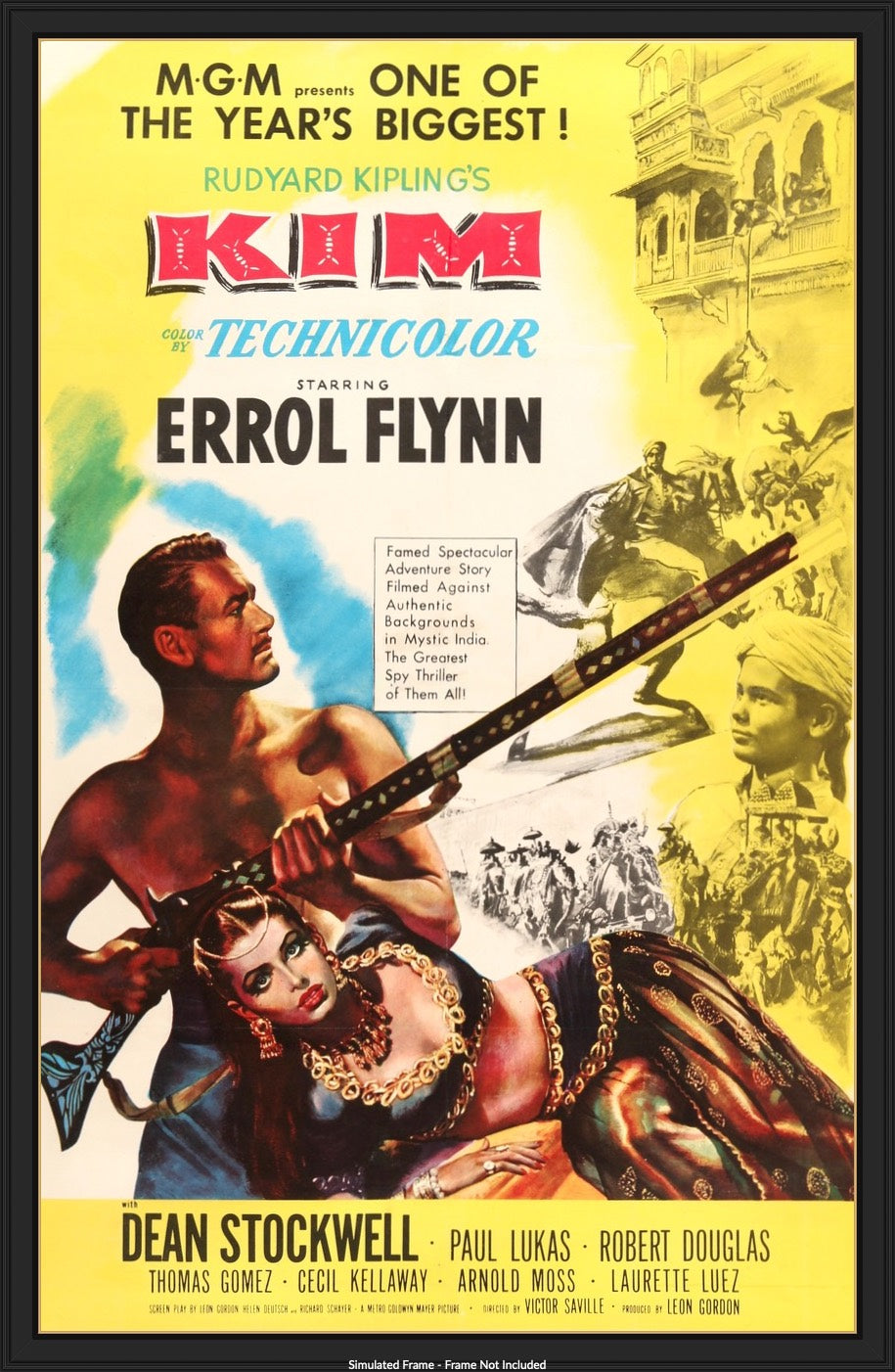Kim (1950) original movie poster for sale at Original Film Art - Vintage Movie Posters