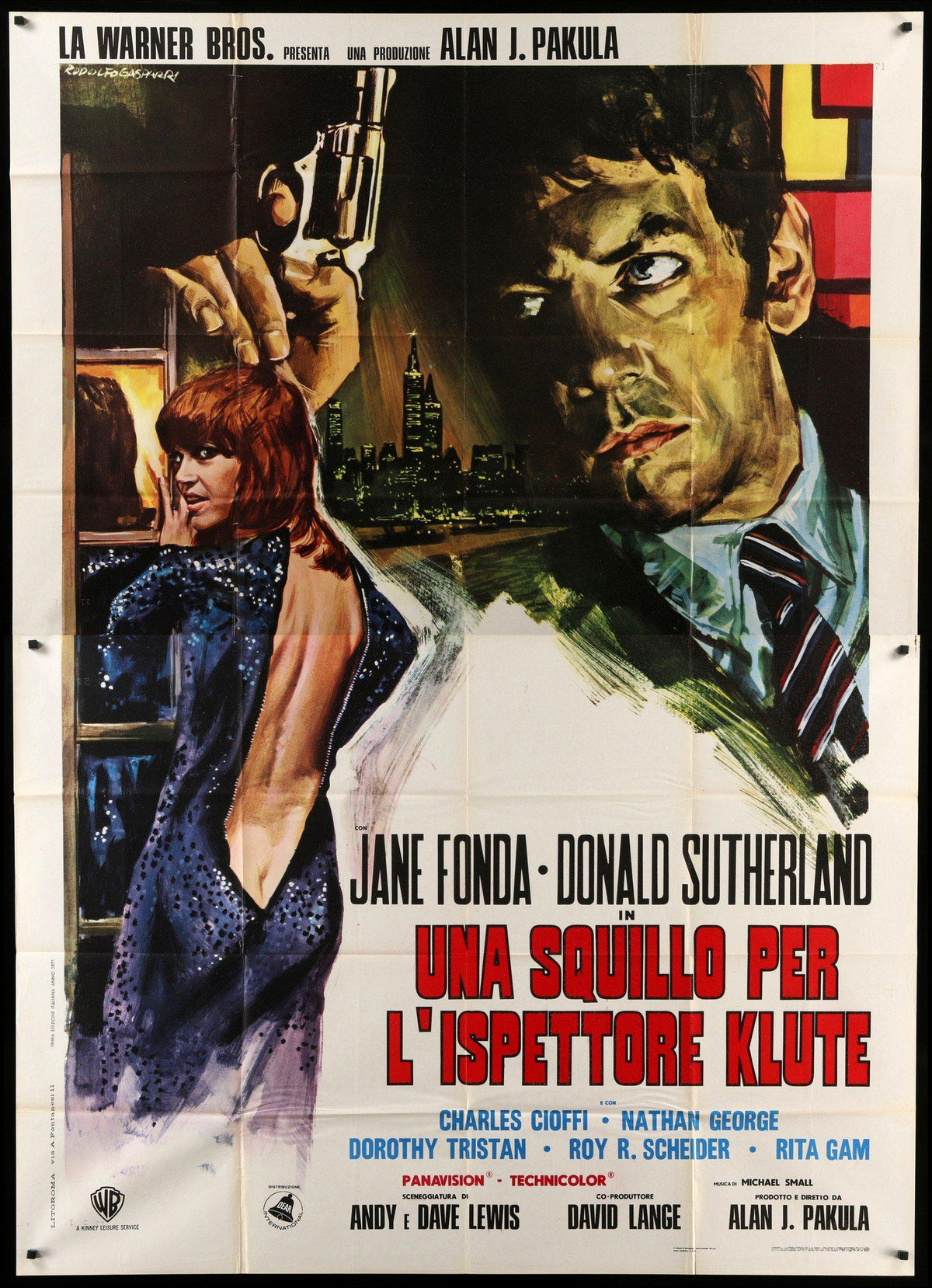 Klute (1971) original movie poster for sale at Original Film Art