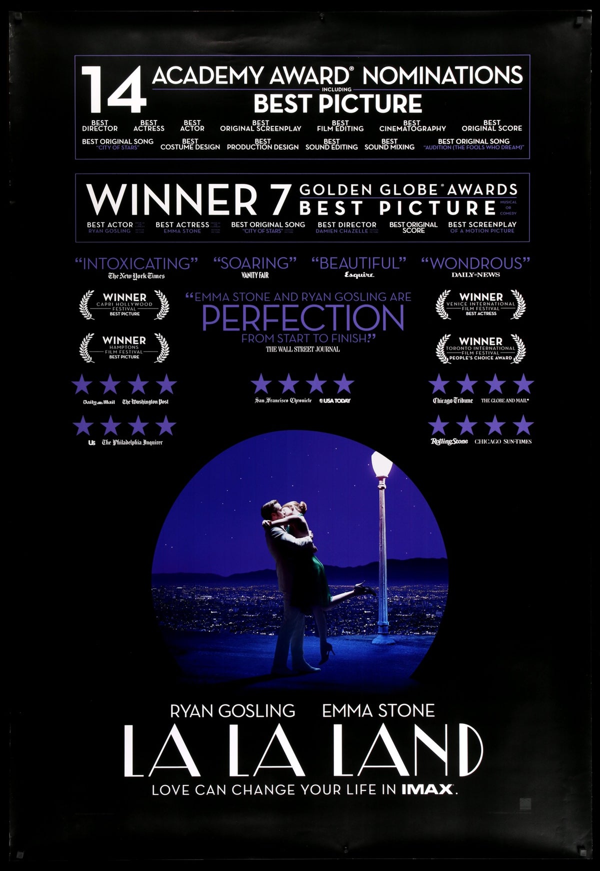 La La Land (2016) original movie poster for sale at Original Film Art