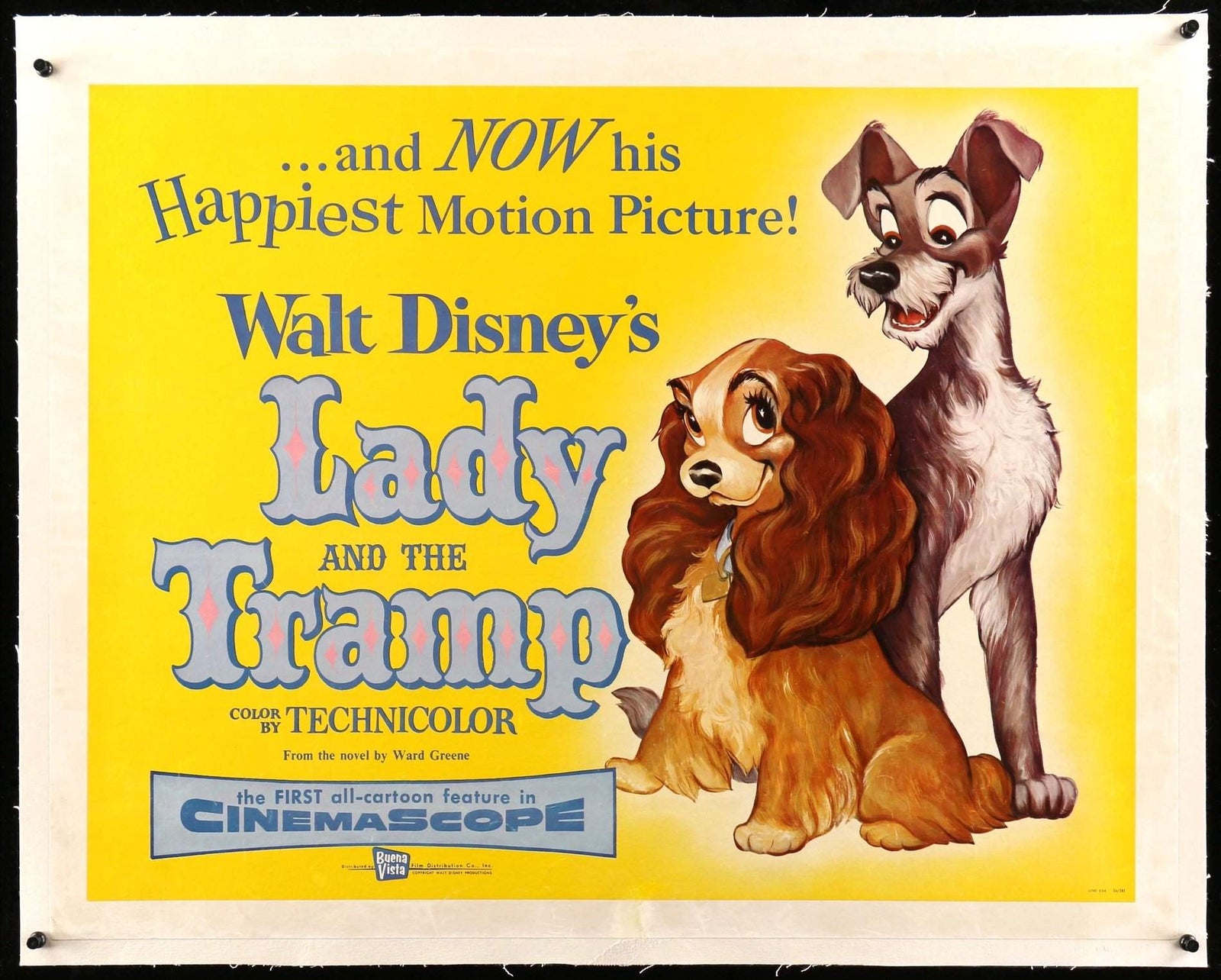 Lady and the Tramp (1955) original movie poster for sale at Original Film Art - Vintage Movie Posters