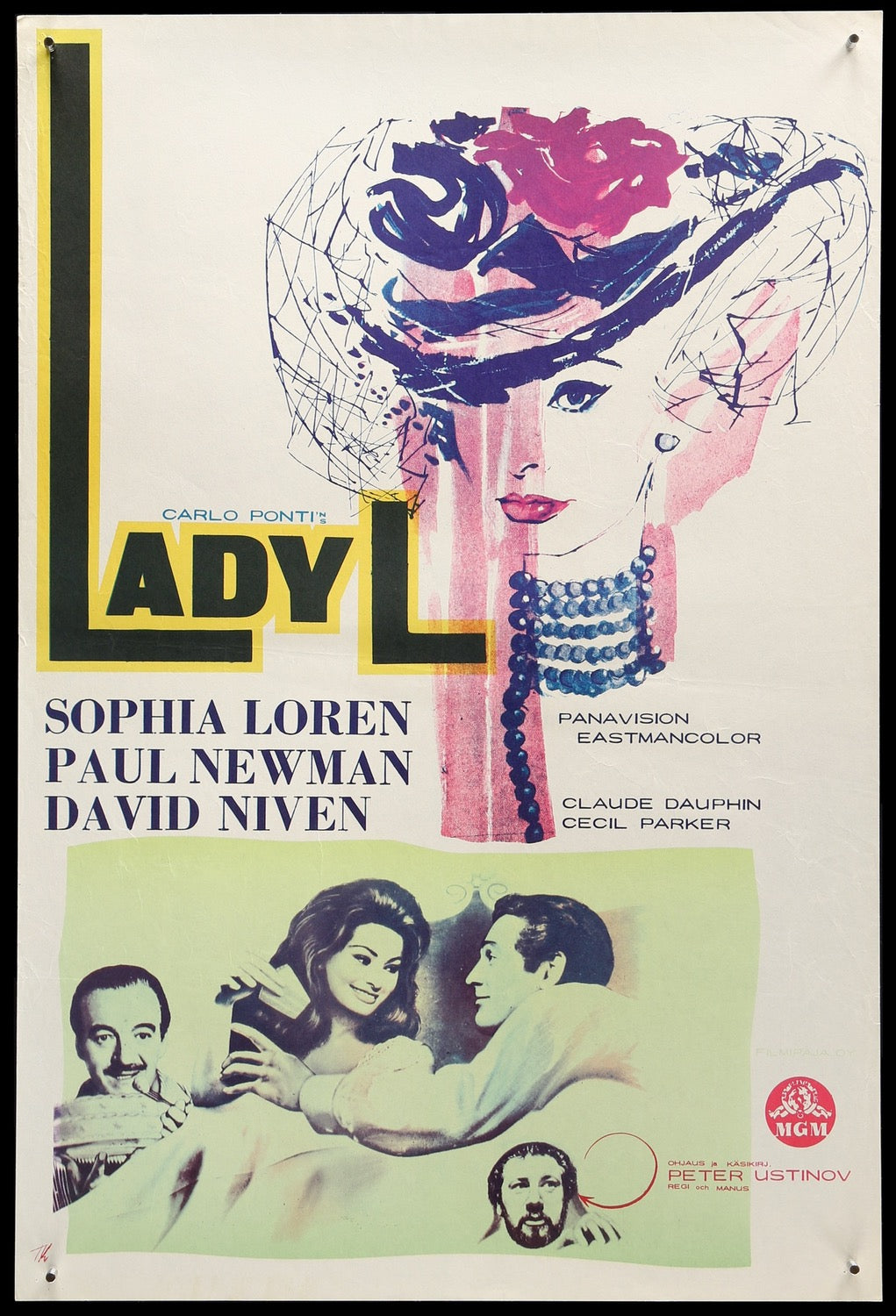 Lady L (1965) original movie poster for sale at Original Film Art - Vintage Movie Posters