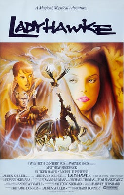 Ladyhawke (1985) original movie poster for sale at Original Film Art - Vintage Movie Posters