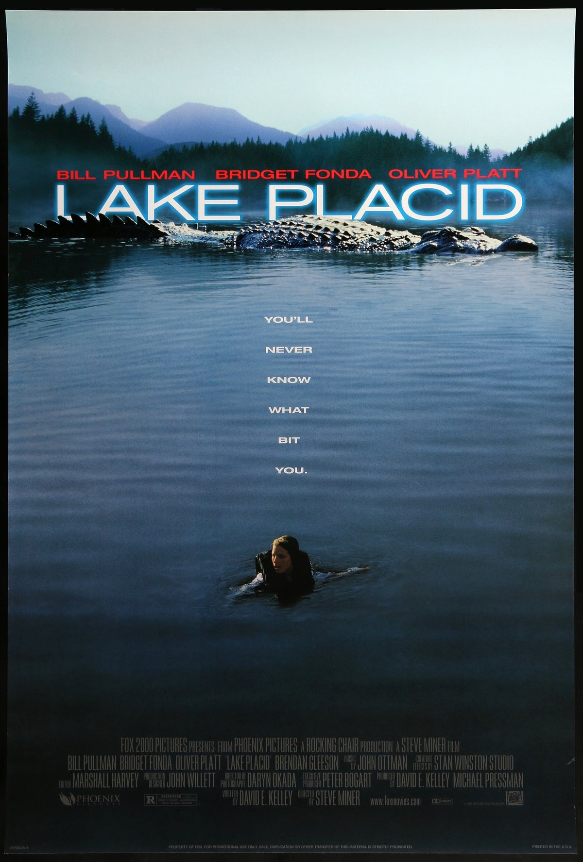 Lake Placid (1999) original movie poster for sale at Original Film Art