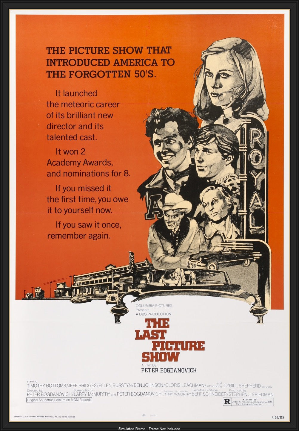 Last Picture Show (1971) original movie poster for sale at Original Film Art - Vintage Movie Posters