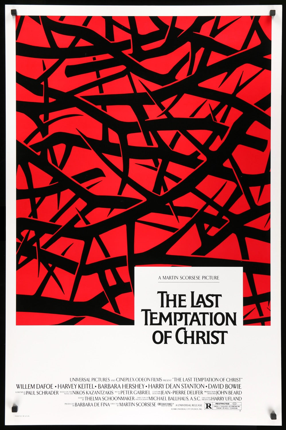Last Temptation of Christ (1988) original movie poster for sale at Original Film Art - Vintage Movie Posters