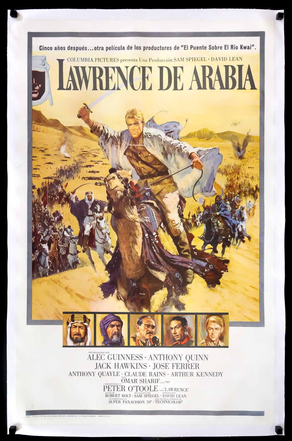 Lawrence of Arabia (1962) original movie poster for sale at Original Film Art