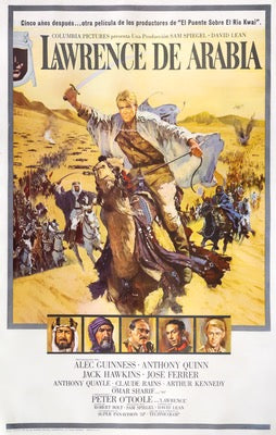 Lawrence of Arabia (1962) original movie poster for sale at Original Film Art - Vintage Movie Posters