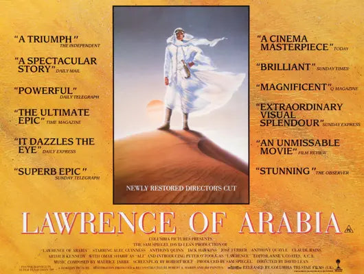 Lawrence of Arabia (1962) original movie poster for sale at Original Film Art - Vintage Movie Posters